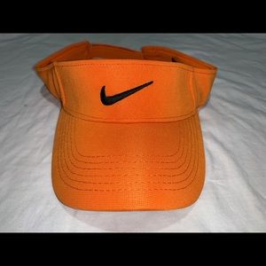 orange nike visor